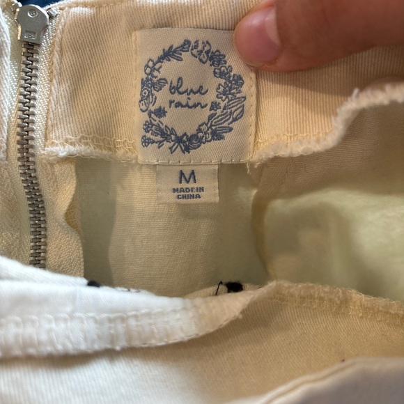 Blue Rain Women’s Embroidered Skirt - Medium - Picture 4 of 5